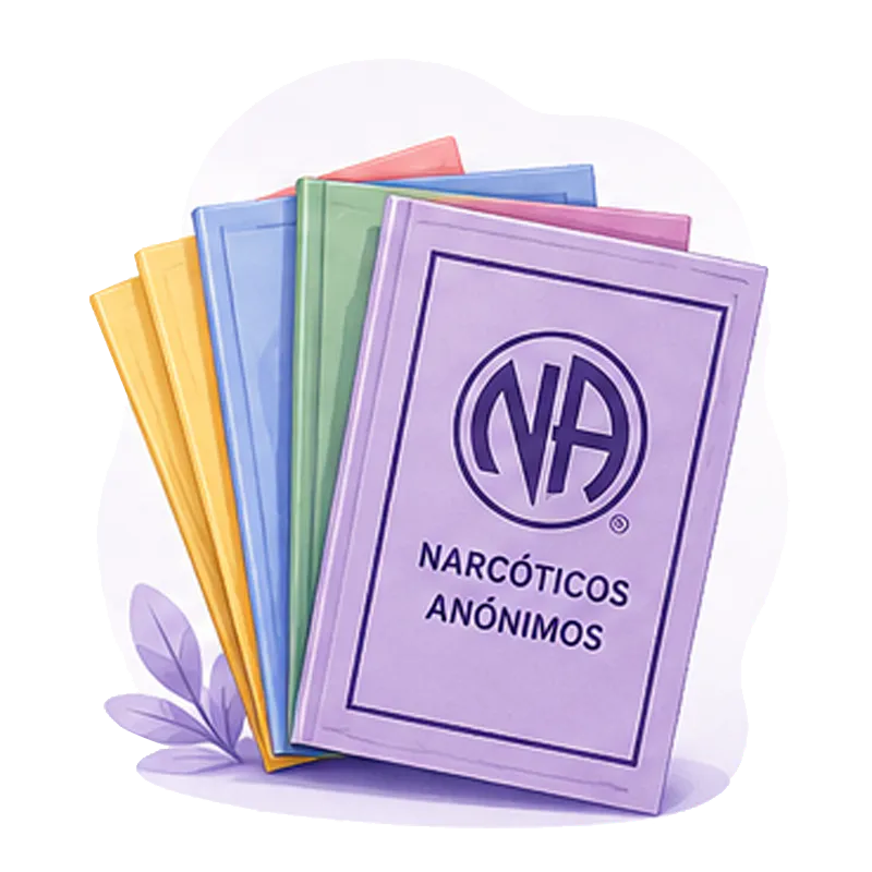 Cartillas y literatura utilizada en las reuniones de Narcóticos Anónimos